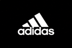 知名运动品牌Adidas标志 - 三条斜线组成的三角形图案